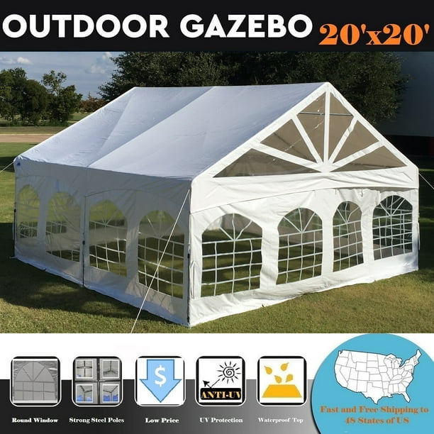 Martin Luther King Junior Wiens Bijzettafeltje 20'x20' PVC Marquee - Party Tent Canopy Shelter with Clear Ends By DELTA  Canopies - Walmart.com