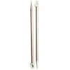 Silvalume Single Point Knitting Needles 10"-Size 15/10mm