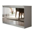 thumbnail image 5 of Manhattan Comfort Viennese 2.0 - 46.81 Buffet Stand with Mirrors and 5 Compartment Shelves in Off-White, 5 of 5