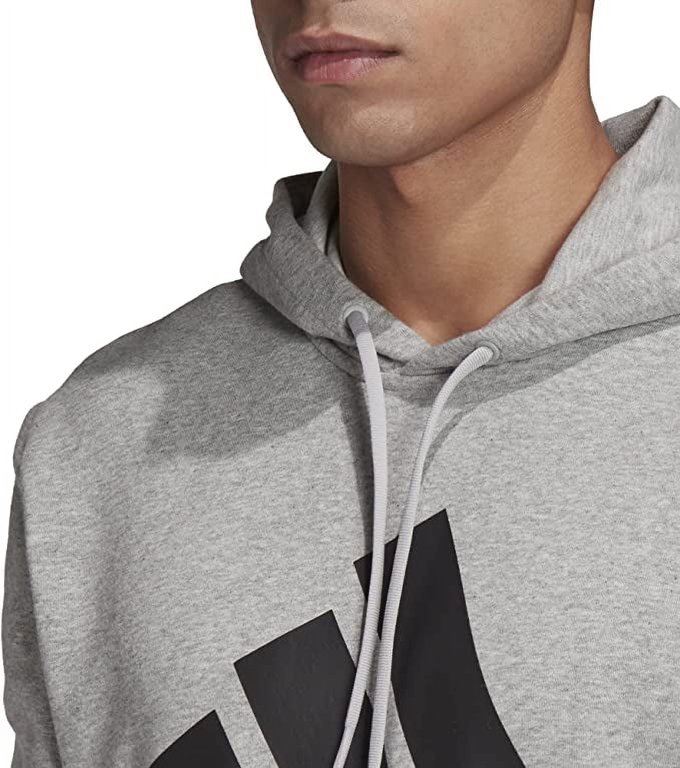 Adidas Men's Badge of Sport French Terry Hoodie Medium Grey Heather
