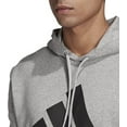 thumbnail image 3 of Adidas Men's Badge of Sport French Terry Hoodie Medium Grey Heather, 3 of 5