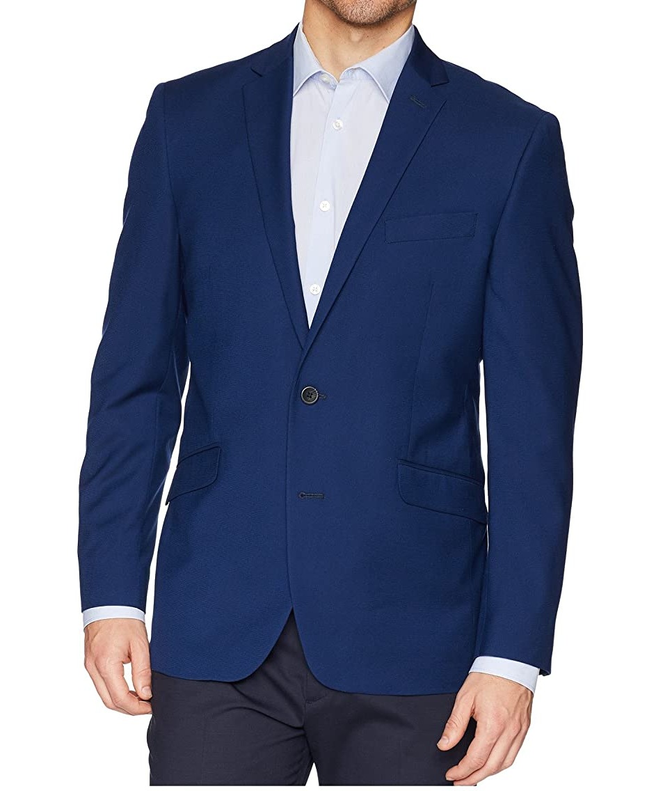 Kenneth Cole Mens Tech Blazer Jacket