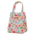 thumbnail image 2 of Linnome Lunch Tote Bag Floral Printed Portable Insulated Food Carrier Multi Pattern Handheld Cooler Bag for Office Work Picnic Outdoor Meal Storage, 2 of 9