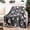 Snowman Charcoal, variant on PAVILIA Green Christmas Sherpa Throw Blanket, Gingerbread Snowman Holiday Pattern, Soft Reversible Fleece & Sherpa 50_60 Winter Blanket for Couch & Bed, Cozy Christmas Decor Gift