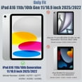 thumbnail image 3 of GEAK Compatible with Apple iPad A16 11th/10th Generation 11 inch Case with Screen Protector, 360° Shockproof Stand Cover Case with Pencil Holder for iPad 10th 11th Gen 2025, 3 of 8