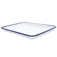 thumbnail image 3 of Enamel Bake Pan Enamel Baking Roasting Pan Tray Rectangular Serving Dish Pie Baking Pan, 3 of 6