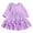 Purple, variant on REDARER Girls Party Dress, Tiered Layered Gown with Ruffle Hem for Autumn Celebrations, Elegant Flowy Princess Dress,Size:6-7 Years