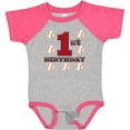 thumbnail image 3 of Inktastic First Birthday Baseball Boys Baby Bodysuit, 3 of 5