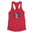 thumbnail image 3 of 4Th July Red Blue Stripes Racerback Tank Women -Image by Shutterstock, Female XX-Large, 3 of 4