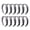 Lavender, variant on Motique Accessories White 1 inch Satin Hard Headband (Set of 12)