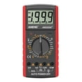 thumbnail image 1 of ANENG DT9205A+ Multimètre Numérique 3 1/2 Écran LCD 1999 Unités Manuel Universel Compteur AC DC Résistance Capacité Testeur de Transistor Ammètre Multifonction avec Rétroéclairage Compteur de Test NCV Rouge, 1 of 7