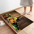 thumbnail image 4 of Wine Kitchen Rugs Set of 2 Kitchen Mats Washable Non-Slip Kitchen Runner Rug for Floor, Living Room, Laundry, Bedroom, Sink, Front Door, Entrance, Wine Glass Wooden Barrel Grape Fruit, 4 of 6
