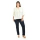 thumbnail image 5 of Blusa con detalle de moño Roman Fashion /Tallas Extras, 2657 (Hueso) blanco 42, 5 of 6