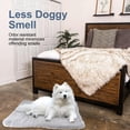 thumbnail image 3 of AndHot Large Dog Bed Crate Pad for Pets, Double-Sided Deluxe Plush Pet Mat, Washable Dog Beds Fluffy Comfy Kennel Pet Mat Sleeping Mat for Large, Medium, Small Dogs Breeds, 23" x 15", Gray, 3 of 7