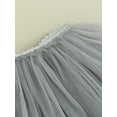 thumbnail image 6 of Bslissey Kids Baby Girls Mini Skirt Solid Color Elastic Waist Layered Tulle Tutu Skirt Toddler Casual A-line Skirt for Daily Party 6M 12M 18M 24M 3T 4T, 6 of 8