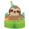 9"W x 12"H Sloth Party Honeycomb Centerpiece, Pack of 2