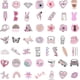 thumbnail image 3 of Water Bottles Stickers, Cool Sticker Packs for Laptop Tablet Phone Skateboard Travel Case, Waterproof Stickers for Adults Teens Kids (Pink Stickers), 3 of 4