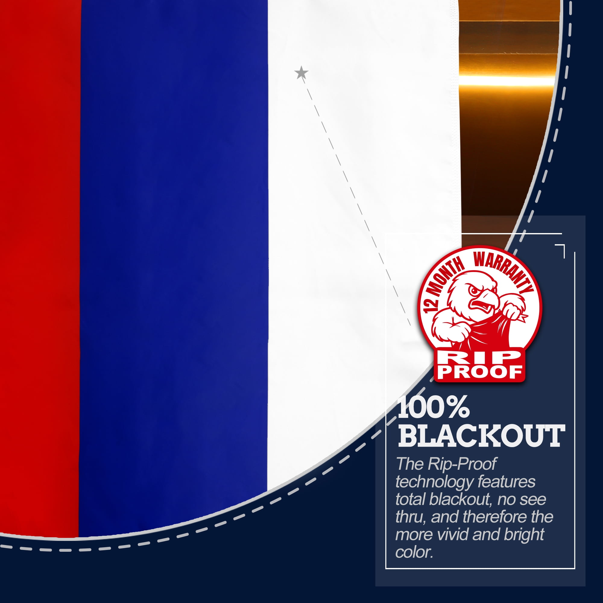 Anley 3' x 5' Rip-Proof Technology Double Sided 3-Ply Russia Flag