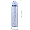 thumbnail image 2 of Botella de agua deportiva 800 ml a prueba de fugas para beber motivacional para azul, 2 of 8