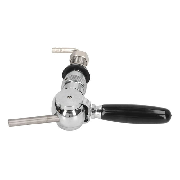Beer Faucet, Beer Dispenser Tap Chrome Plated Longer Interior for Hotels