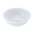 thumbnail image 2 of Inomata Japanese Plastic Basin Tub Leaf Series White, 2 of 2
