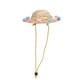 thumbnail image 3 of Sombrero de paja para exteriores con diseño de cerdo para mascotas, decoración de verano, gorra de protección solar para animales pequeños, encaje M, 3 of 14