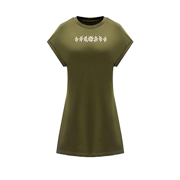 Vestido corto de verano para mujer, minivestido clásico de verano para fiestas nocturnas y desplazamientos L