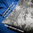 thumbnail image 4 of Fall Dark Gray Velvet Throw Pillow Covers 18x18 Inch Set of 2 Decorative Square Pillowcase Soft Solid Cushion Case for Couch Sofa Bedroom Livingroom Decor, 4 of 8