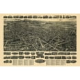 thumbnail image 3 of Bailey 24x17 Black Modern Framed Museum Art Print Titled - Meriden Connecticut - Bailey 1918, 3 of 5