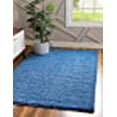 thumbnail image 2 of Unique Loom 3127833 5 x 8 ft. Solid Shag Rectangular Rug, Periwinkle Blue, 2 of 5