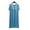 Blue, variant on Timegard Nightgown with Built in Bra for Women Sleepwear V Neck Short Sleeve Loose Comfy Night Shirts