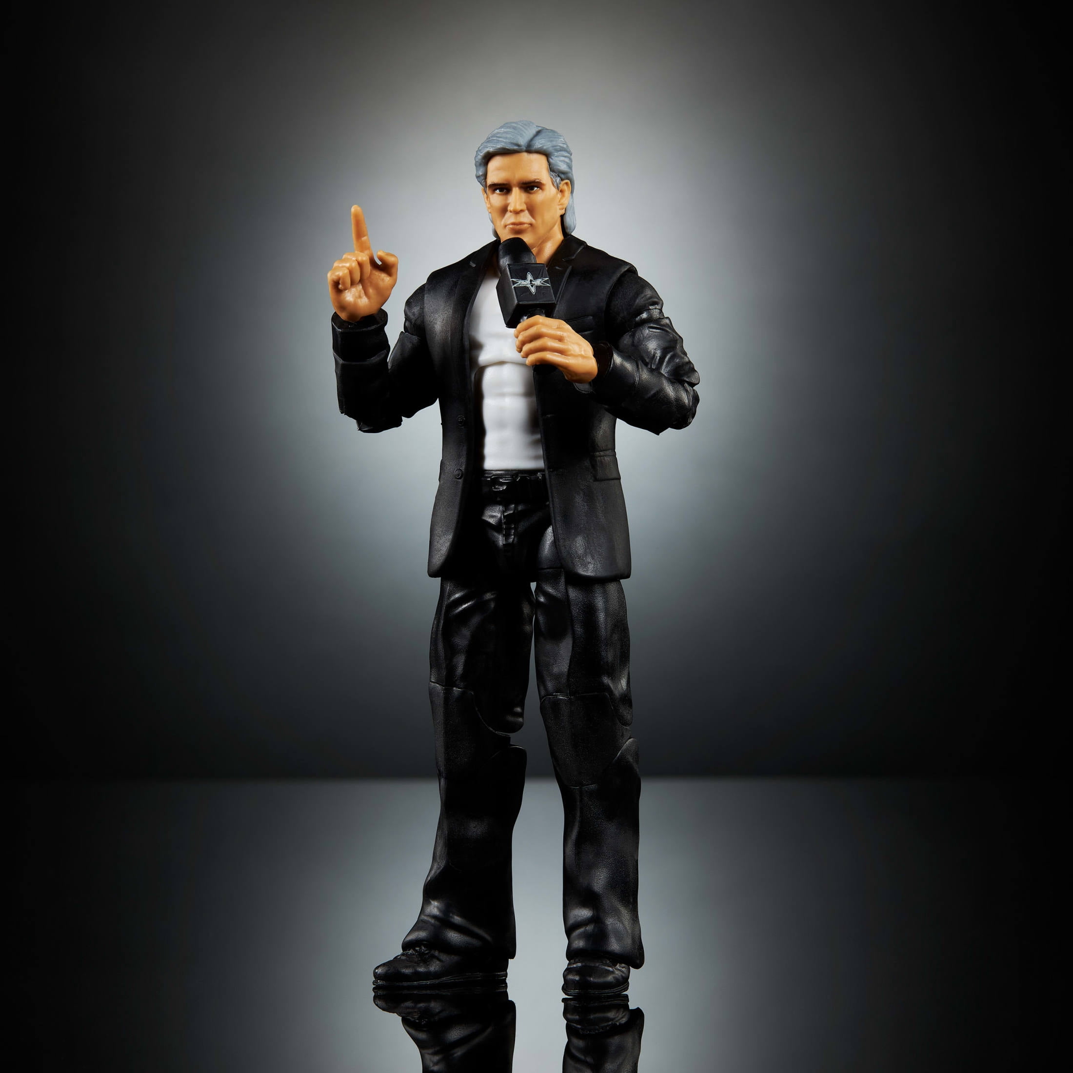 WWE Monday Night War Elite Collection Eric Bischoff Action Figure & Accessories 6-inch Set