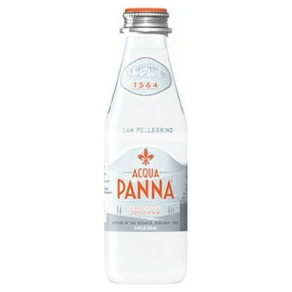 Acqua Panna� Natural Spring Water, 8.45 fl oz glass water bottles (24 pack)