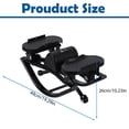 thumbnail image 2 of Generic 10.47 in x 19.29 in Stepper with Resistance Bands and LCD Display, Black Step Platforms, 2 of 7