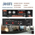 thumbnail image 3 of Universal 400W G30 HIFI Bluetooth Car Power Amplifier FM Radio Player Support SD / USB / DVD / MP3 with Remote Controller ,Scalable Fun, 3 of 5