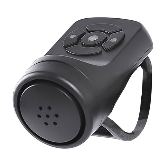 FUYPSE 2026 New Arrivals Electric Bike Horn Bicycle Bell Loud Cycling Horn for Adults and Child Modes +Vibration Alarm Rechargeable Waterproof Smart Bike Horn for Mountain Bike, Road Bike, Scooters