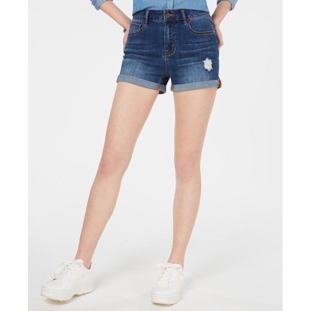 indigo rein denim shorts