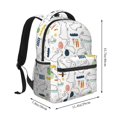 thumbnail image 2 of Disketp Easter Rabbit Mochila Estampada para Hombre y Mujer – Mochila Ligera Clásica con Múltiples Bolsillos para Universidad, Trabajo y Viajes-One Size, 2 of 5
