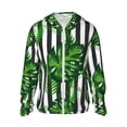 thumbnail image 1 of Balery Palm Greenery Sudadera ligera de manga larga con capucha y protección solar UPF 50+ para hombre y mujer, ideal para pesca y running-3X-Large, 1 of 7