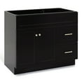 thumbnail image 5 of Ariel Hamlet 42 In. Left Offset Single Sink Base Cabinet In Black, 5 of 9