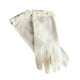 thumbnail image 5 of FELTECHELECTR 1 par de elegantes guantes de novia de gasa transparente con perlas y encaje para bodas, fiestas de noche, banquetes, bailes, ópera (beige)., 5 of 6