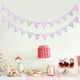 thumbnail image 4 of KAKOWELY Banderines 3M con lunares y flores de algodón, guirnalda de 12 banderines triangulares para decoración de bodas, cumpleaños, baby showers y graduaciones., 4 of 4