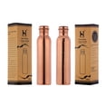 thumbnail image 1 of Set de 2 botellas de cobre para la salud con beneficios ayurvédicos de 1000 ml, 1 of 4