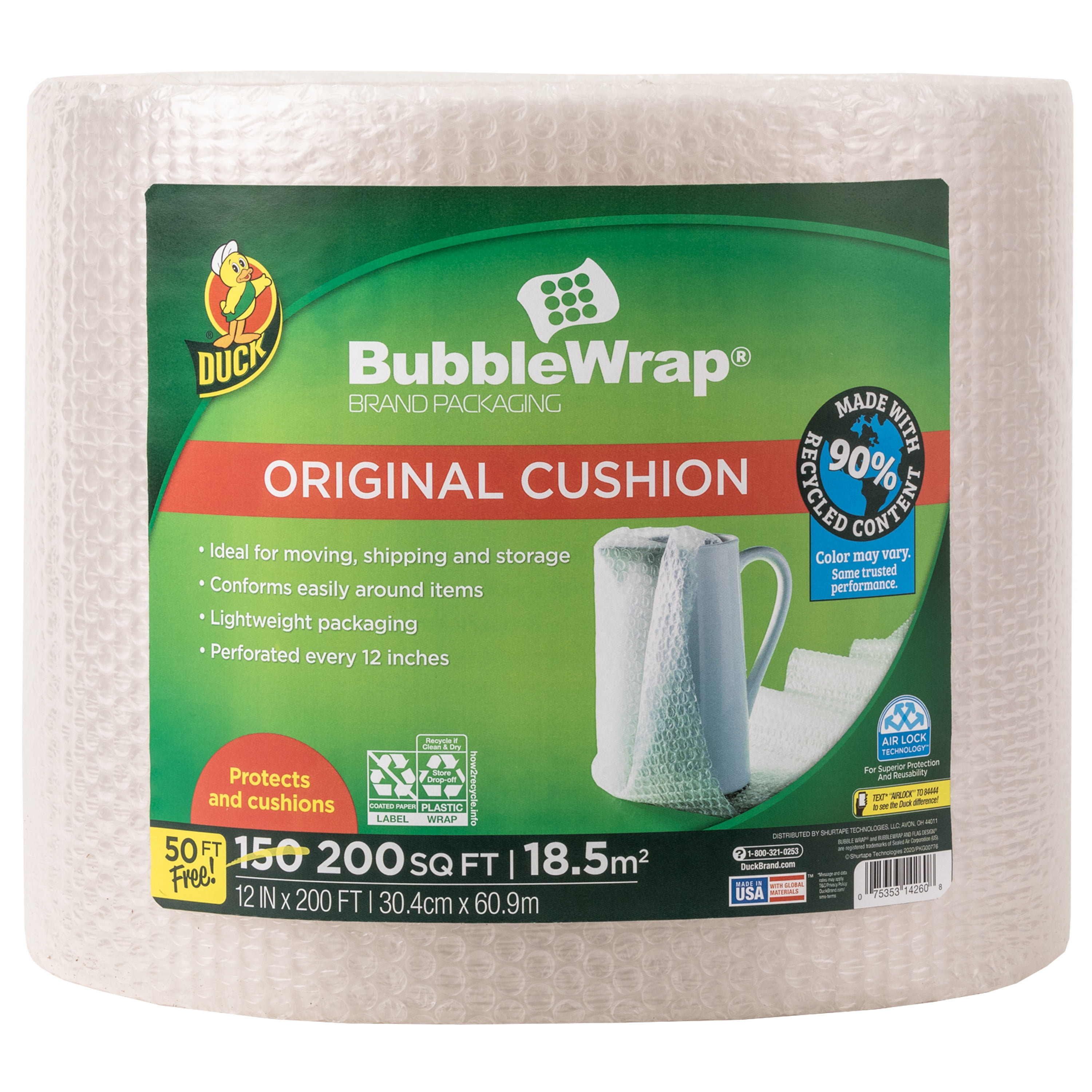 350 Pack Flush Cut Bubble Pouch Bags Clear Shipping Packing Moving and Storage for Cushioning 10 x 10 Inch Aviditi 