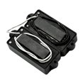 thumbnail image 3 of Paquete de 2 Pastillas de Bajo Eléctrico Negro Con Tornillos DIY Luthier Supply perfke 4 String Bass Pickup, 3 of 8