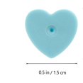 thumbnail image 3 of EeaseCA 100 Pcs Heart Shape Pin Backs Rubber Pin Keepers Practical Brooch Clasps, 3 of 7