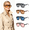 C2, variant on Vintage Aviator Sunglasses for Men Women, Retro Square Pilot Sunglasses with UV400 Protection, Premium PC Frame Reinforced Metal Hinge, 16 Color Options, Fashion Outdoor Shades for Travel Driving
