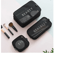 thumbnail image 2 of 3pzs Cosmetiquera Neceser Estuches De Maquillaje Bolsa Viaje Xtellar negro, 2 of 3