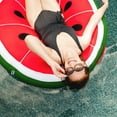 thumbnail image 4 of Big Joe Fruit Slice Float No Inflation Needed Pool Lounger, Watermelon Mesh, Quick Draining Fabric, 4 feet Big, 4 of 8