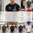 thumbnail image 3 of Mens T Shirts Graphic Tee 9/11 25Th Anniversary T Shirt 911 Tops Memorial Tops, 3 of 9